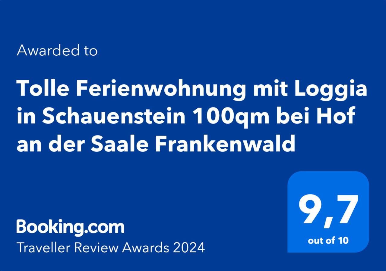 Tolle Ferienwohnung Mit Loggia In Schauenstein 100Qm Bei Hof An Der Saale Frankenwald Bagian luar foto
